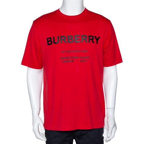 red burberry t shirt mens|burberry t shirt prices.